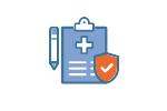 fixed benefit medical plan icon